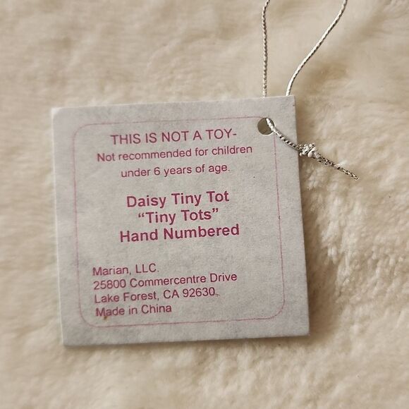 NIB Marie Osmonds Porcelain Collectable Doll Daisy Tiny Tot Hand Numbered - Picture 14 of 14